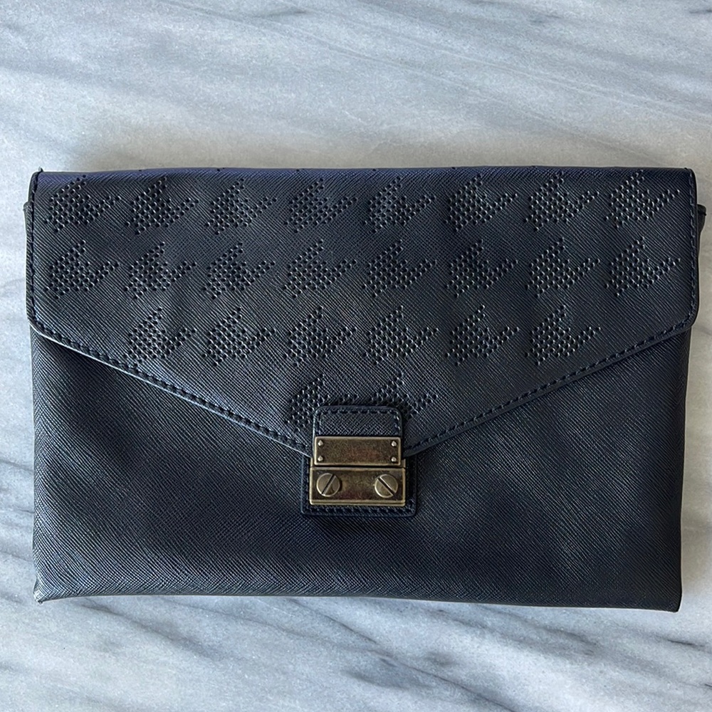 Chic & Edgy J Crew Black Clutch